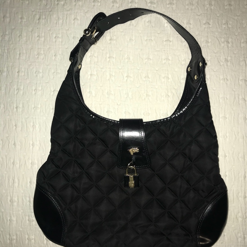 BURBERRY brook quilted nylon hobo